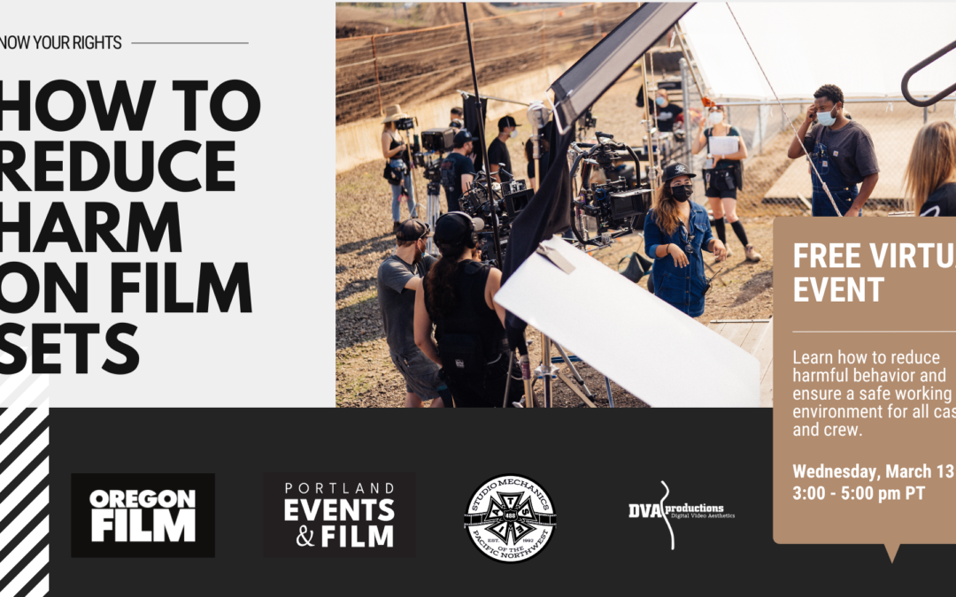 Virtual Event: How to Reduce Harm on Film Sets