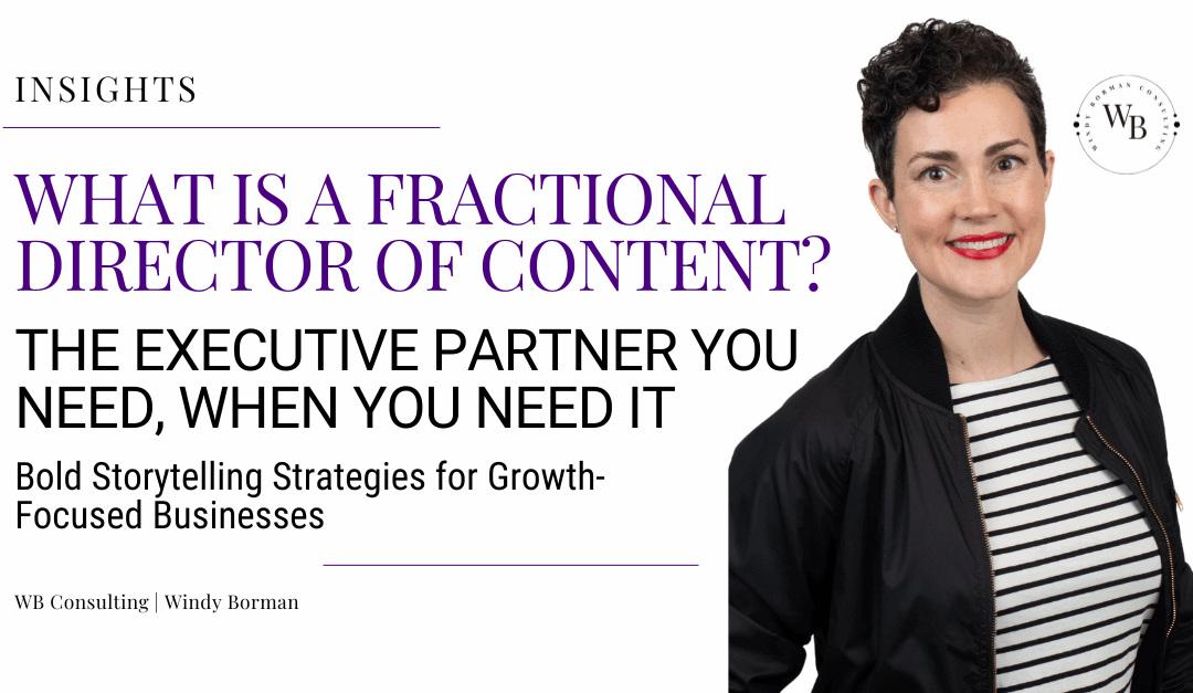 What is a Fractional Director of Content?